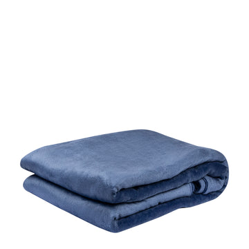 Hoes Verzwaringsdeken Minky Blauw